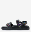 LV X TM Monogram Multicolor Sunset Flat
Sandals 38 Black